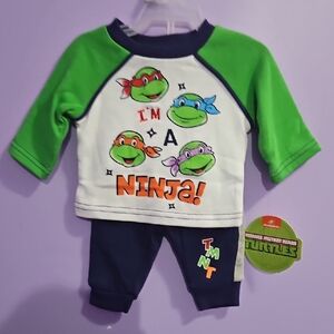 Nickelodeon TMNT Pant Shirt Set Newborn